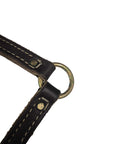 Soft Hide Leather two dog coupler leash - ON SALE!!