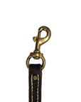 Soft Hide Leather two dog coupler leash - ON SALE!!