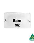 DK Stainless Personalised Name Plaque