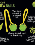 Starmark GripCord Chew Ball - Soft Ball