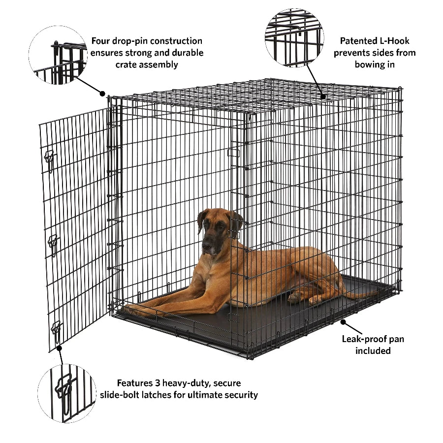 Midwest Solutions Wire Dog Crate 54 Giant Crate K9 Pro The K9 Professionals
