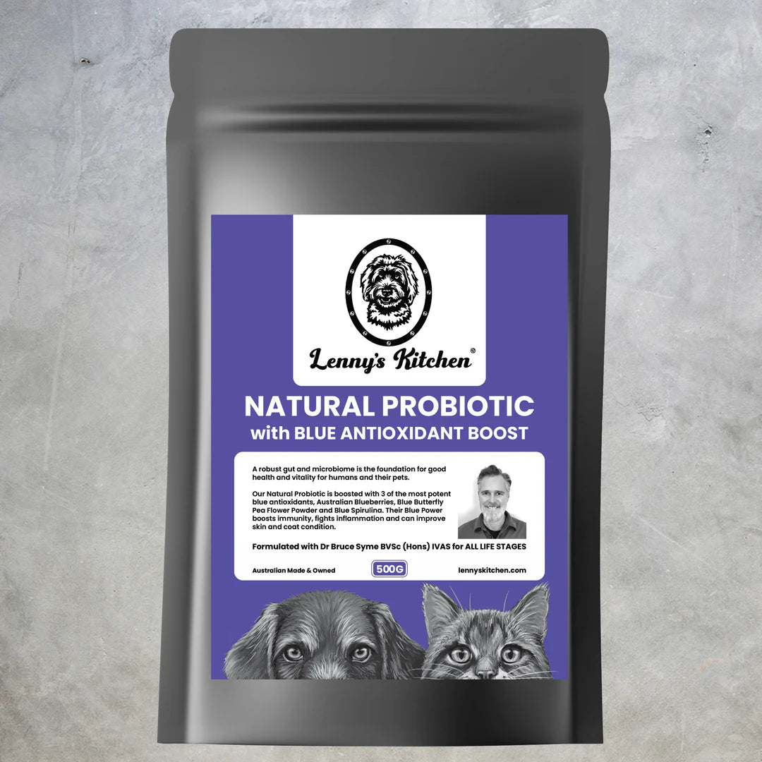 Lenny's Kitchen Natural Probiotic with Blue Antioxidant Boost