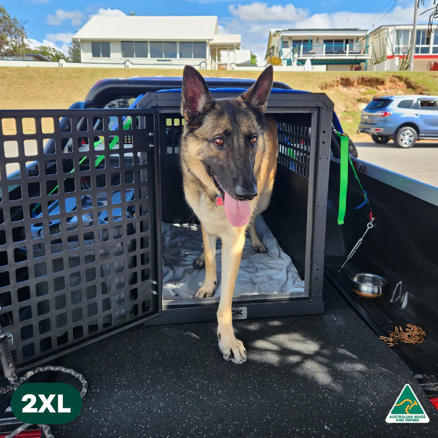 DK Stainless Single Bay Dog Crate