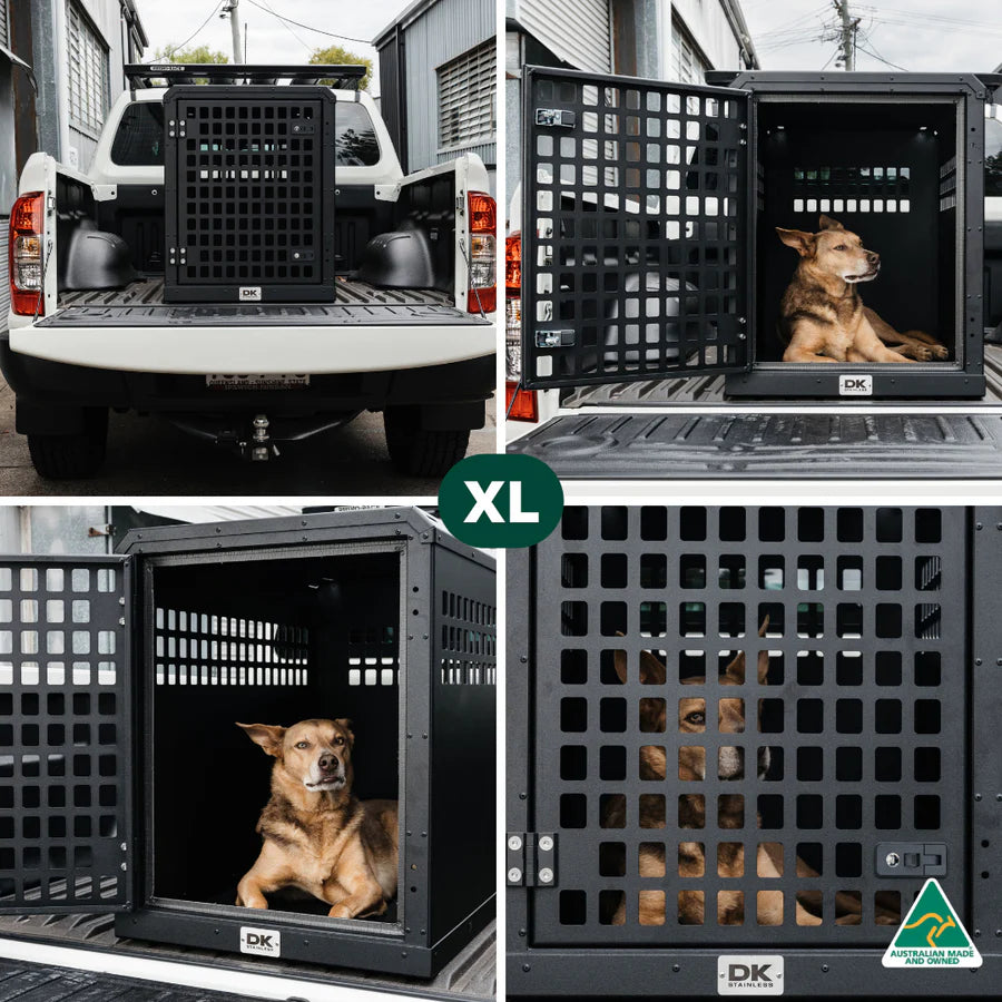 DK Stainless Single Bay Dog Crate