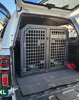 DK Stainless Double Bay Dog Crate / Ute Tray - Tub