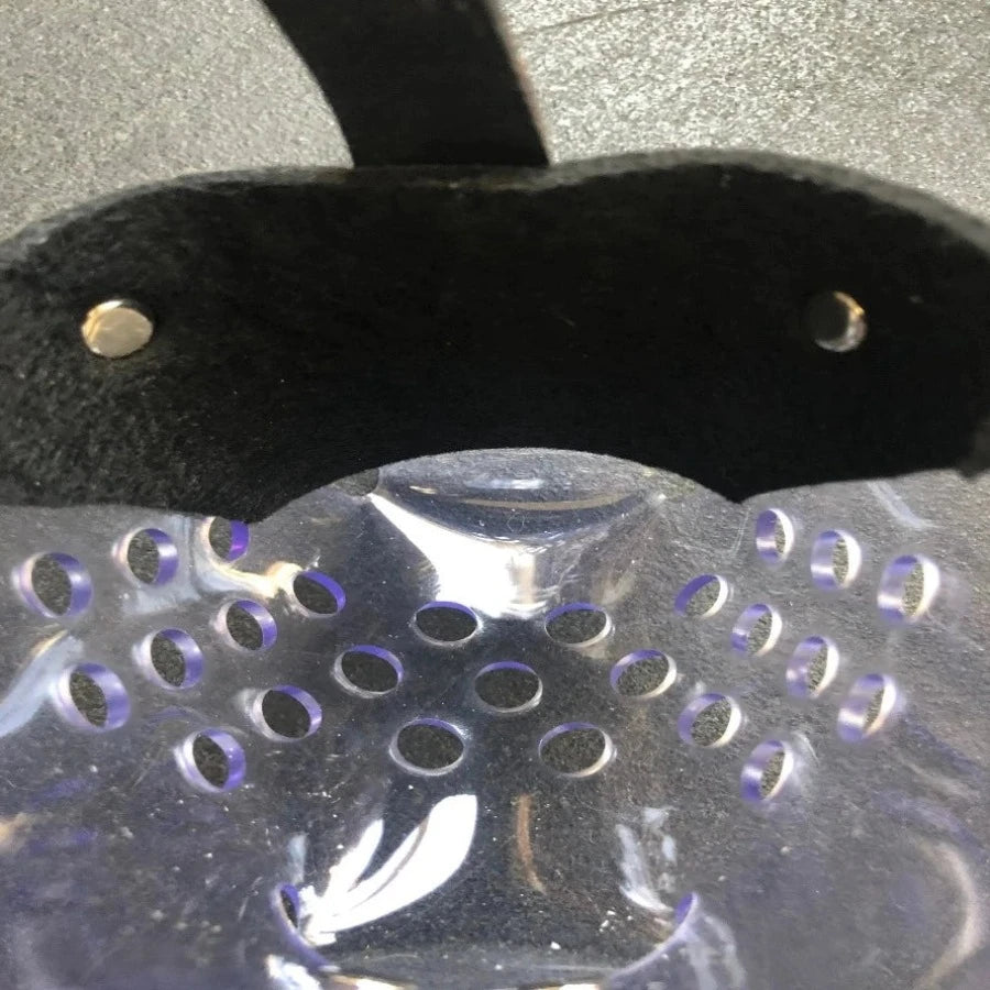 Bait Proof Plastic Muzzles Black &amp; Clear
