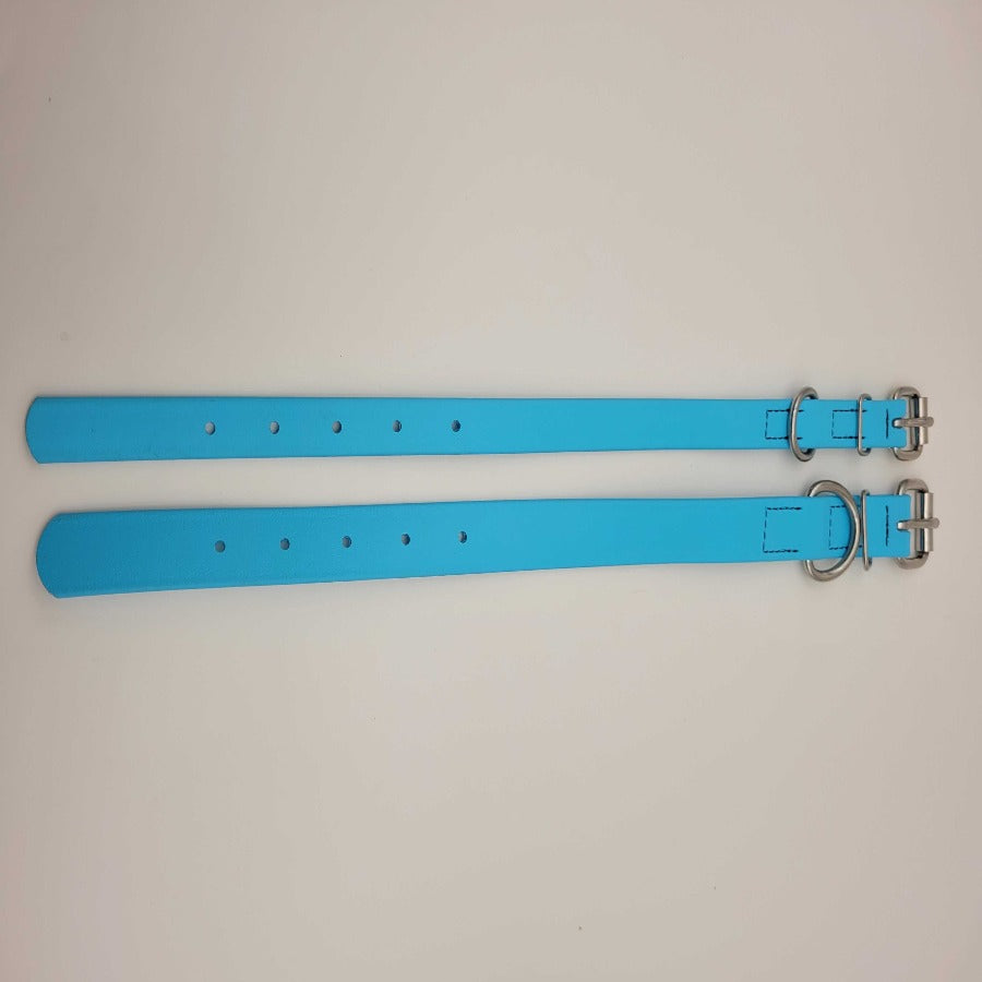 Coral Pink & Light Blue Syntek Collars