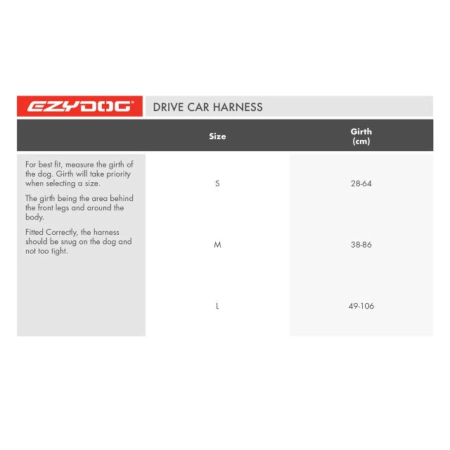 Drive Car Harness - EZY DOG