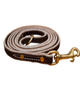 Soft Hide Leather Leash 1/2"