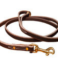 Soft Hide Leather Leash 1/2"