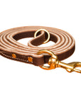 Soft Hide Leather Leash 5/8"