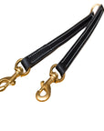 Premium Leather Two Dog Coupler Leash