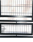 Deluxe Outdoor Welded Panel Dog Kennel Run Kit