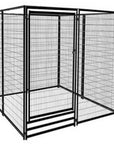 Deluxe Outdoor Welded Panel Dog Kennel Run Kit