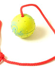Redline Euro Ball on Rope. Great reward training ball, made from durable rubber.