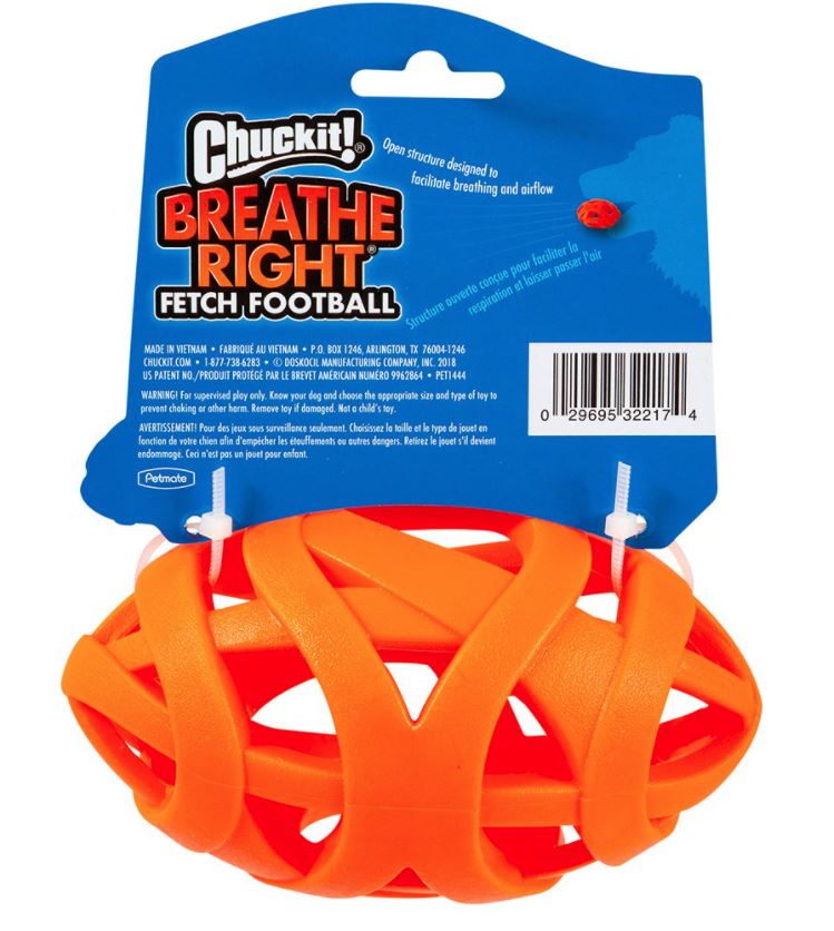 Chuckit! BREATHE RIGHT FOOTBALL