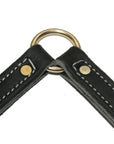 Soft Hide Leather two dog coupler leash
