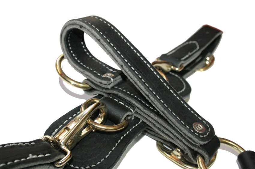 Tactical K9 Leather Harness