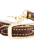 Martingale Collar Soft Hide Leather