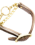 Martingale Collar Soft Hide Leather