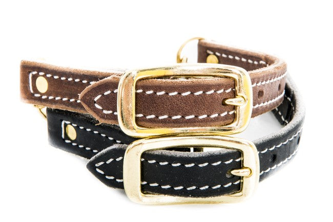Martingale Collar Soft Hide Leather