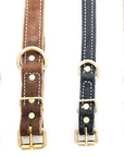 Soft Hide Leather Collar 1" 