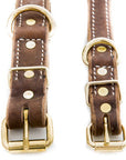 Soft Hide Leather Collar 1" 
