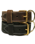 2" Tactical Single Leather Collar - Premium Leather