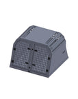 DK Stainless   Ford Everest 2022+ Double Bay Dog Crate