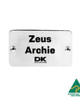 DK Stainless Personalised Name Plaque