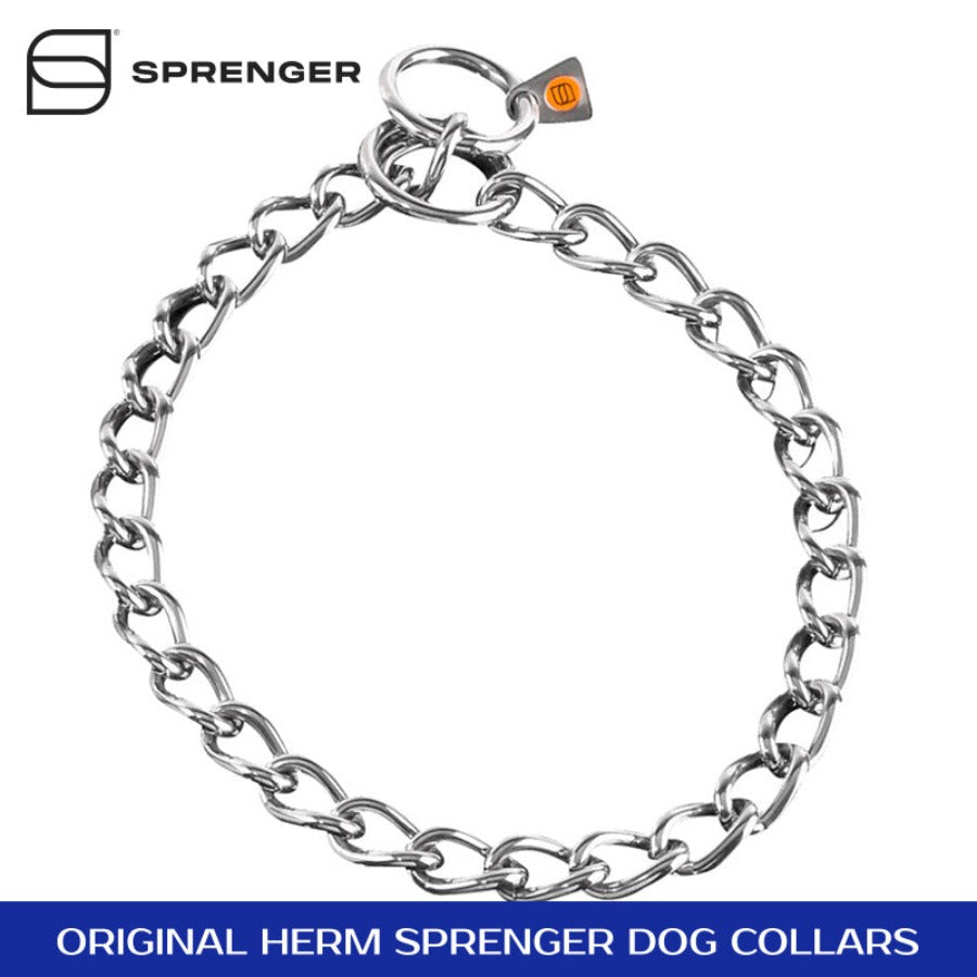 Check Chain Herm Sprenger 4.0mm Width – K9 Pro - The K9 Professionals