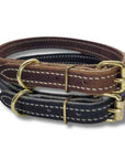 Premium Leather Collar 3/4"