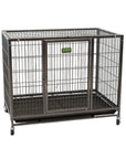 Stackable Dog Crate with Wheels