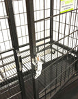 Stackable Dog Crate with Wheels