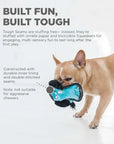 Outward Hound Tough Seamz Elephant Plush Dog Toy