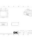 DK Stainless Dog Crate Water Bowl