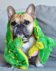 Squeaker Gator Plush Dog Toy
