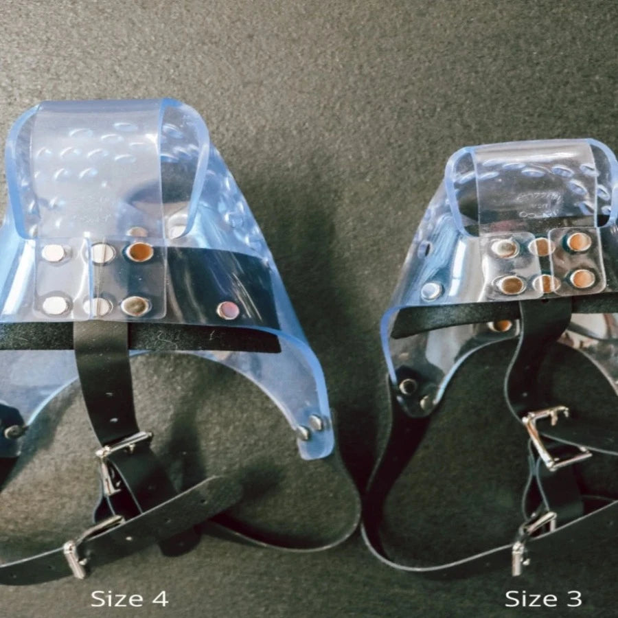 Bait Proof Plastic Muzzles Black Clear