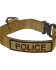 MaxTac Military Dog Collar -  Desert Tan