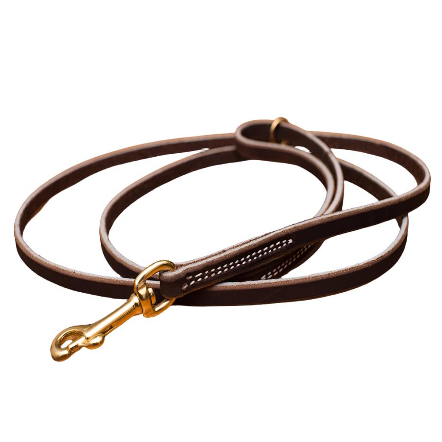 Soft Hide Leather Leash 3/8"