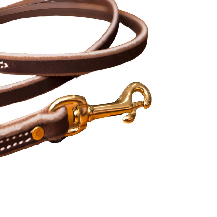 Soft Hide Leather Leash 1/2"