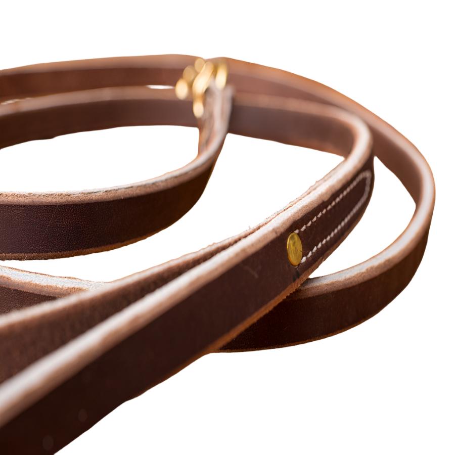 Soft Hide Leather Leash 3/4" - Heavy Duty Leash