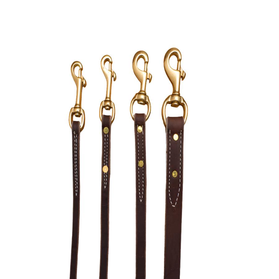 Soft Hide Leather Leash 1/2&quot;