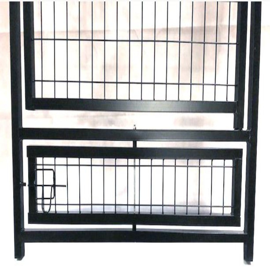 Deluxe Outdoor Welded Panel Dog Kennel Run Kit 