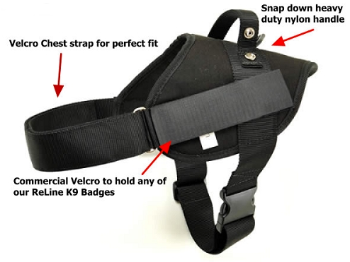 RedLine K9 Patrol Dog Harness