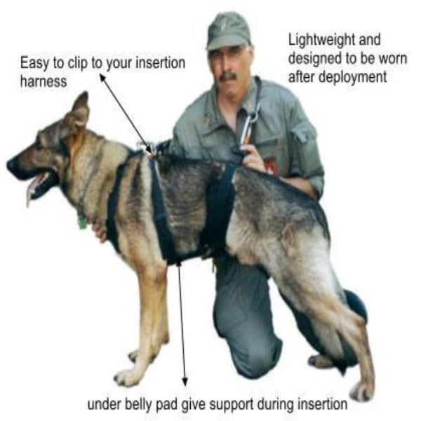 Redline K9 Tactical Insertion Harness