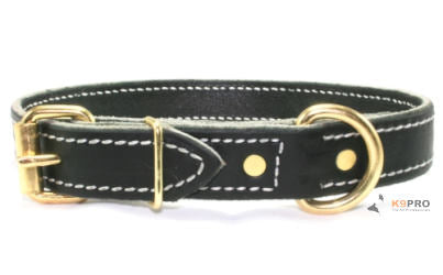 Premium Leather Collar 3/4"